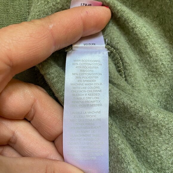 Z By Zella BNWOT Women Green Sweatshirt Pullover Xlarge - Picture 6 of 6